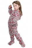 Weihnachtstraum-Kajamaz Kidz: Schlafanzug-Einteiler für Kinder mit Füßlingen