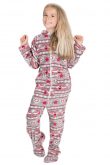 Kajamaz "Kalėdų sapnas": flisinė pižama-kombinezonas vaikams