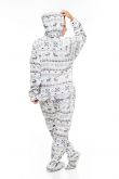 Weihnachts-Kajamaz: Schlafanzug-Einteiler mit Füßlingen