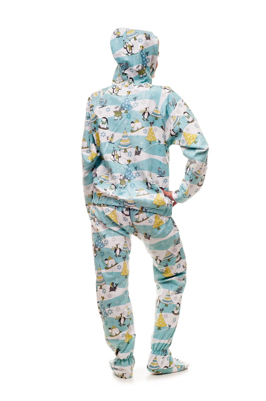 Christmas Morning Kajamaz: Flannel Footed Onesie - Kajamaz