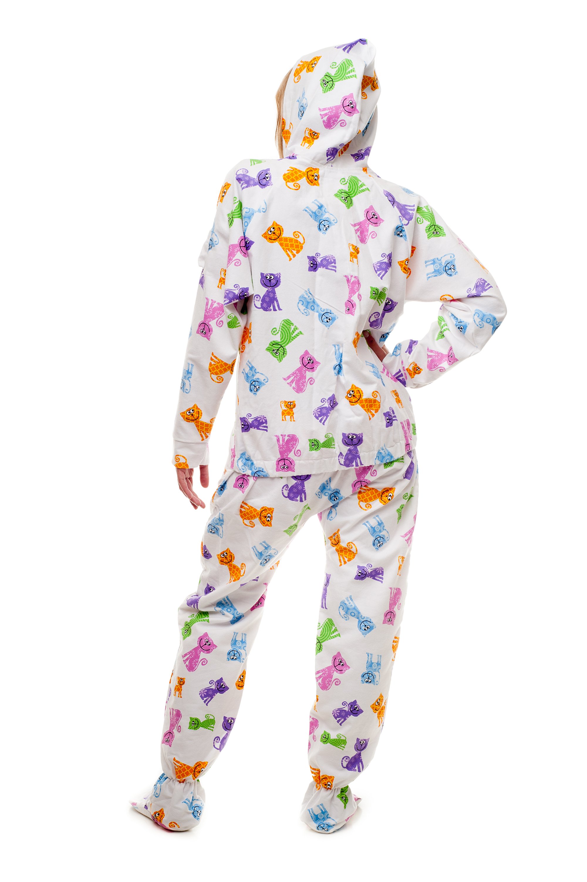 cat footed pajamas