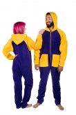 Zitronen-Knaller-Go-Jamz:  Fleece Jumpsuit für Erwachsene