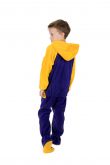 Zitronen-Knaller-Kajamaz Kidz: Schlafanzug-Einteiler für Kinder mit Füßlingen