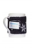 Love Snowflakes Flannel and Fleece Mug Jamz - Flannel Mug Warmer