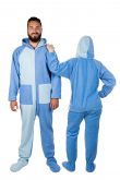 Kajamaz Moodz Dangaus mėlynė pižama kombinezonas suaugusiems