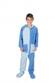 Sky Blues Kajamaz Kidz: Footed Fleece Pajamas For Kids