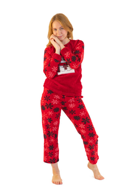 "Winter Time" Three-Piece Fleece Pajamas